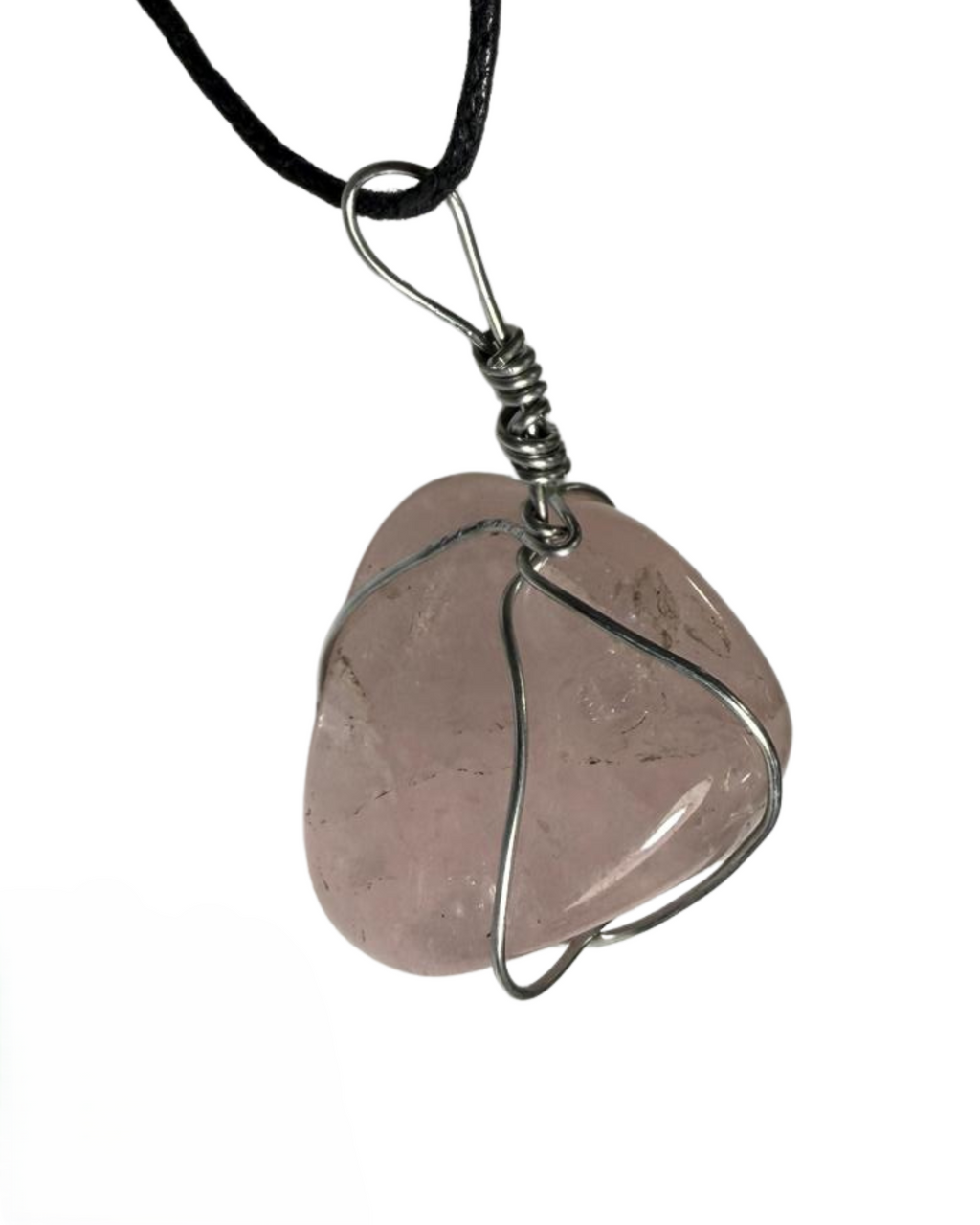 Colgante Cuarzo Rosa 20–30 mm