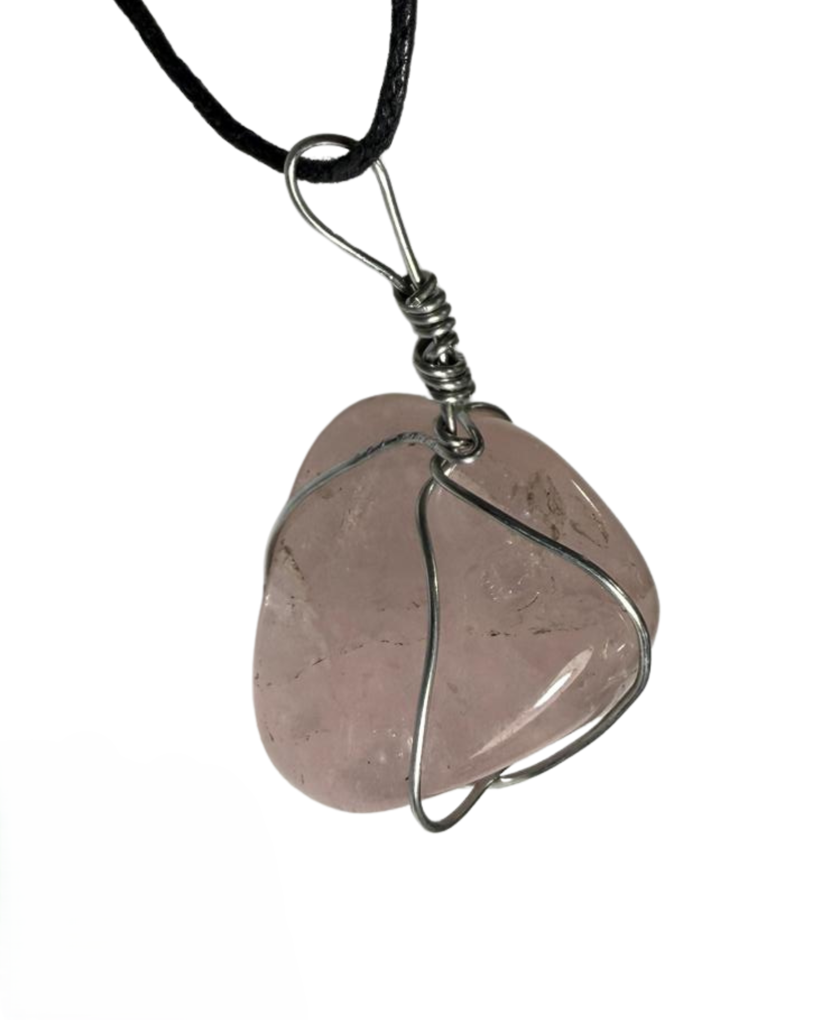 Colgante Cuarzo Rosa 20–30 mm